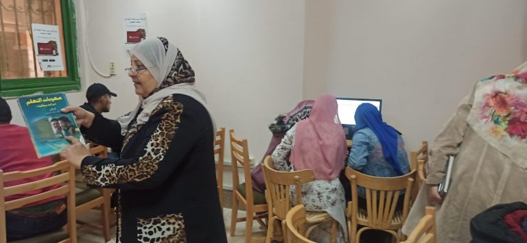 تدريب الطلاب علي كيفية الفهرسة ورفع الكتب على موقع إتحاد مكتبات الجامعات المصرية