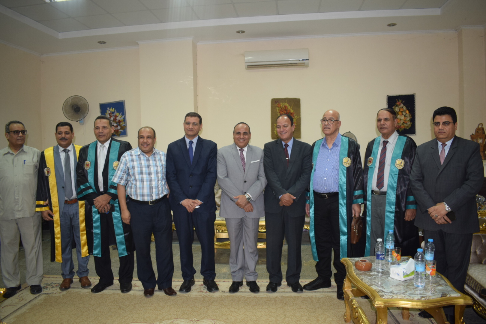 مناقشة رسالة ماجستير بقسم التربية المقارنة والإدارة التعليمية للباحث/ بكر بدري حمدان