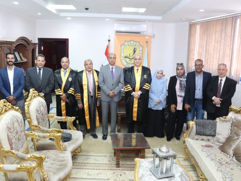 فعاليات مناقشة رسالة ماجستير بقسم علم النفس التربوي للباحث/ أحمد علاء الدين محمد