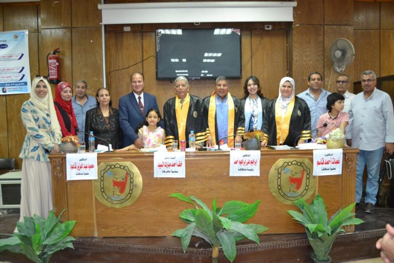 فعاليات مناقشة رسالة ماجستير بقسم الصحة النفسية للباحثة/ ماري مسعد بشير