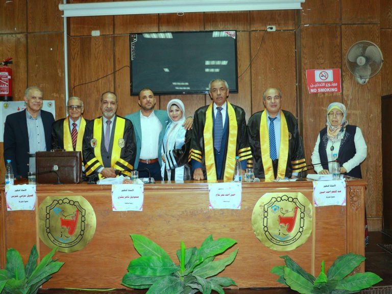 فعاليات مناقشة رسالة الدكتوراه للباحثة/ وداد محمود “تخصص علم النفس التربوي”