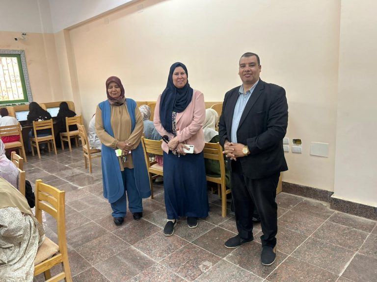 عقد اختبارات الكترونية تجريبية لطلاب كلية التربية شعبة طفولة من الفرقة الأولى وحتى الفرقة الرابعة
